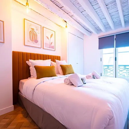 דירה Cia - Flat In Louvre Museum With Balcony פריז